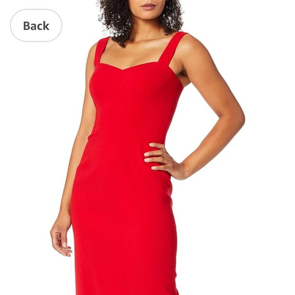 Dress the Population Red Sleeveless Cocktail or Event Dress